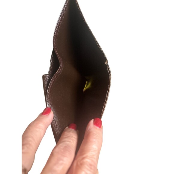 Louis Vuitton Damier Ebene Multiple Bifold Men’s Wallet Monogram Brown - Picture 6 of 6